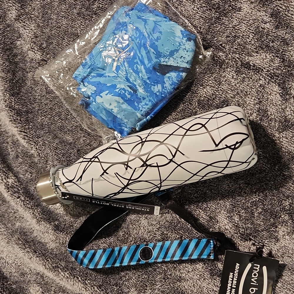 Mission Multi-Cool 12 in 1 Multifunctional Gaiter, headband and stainless bottle